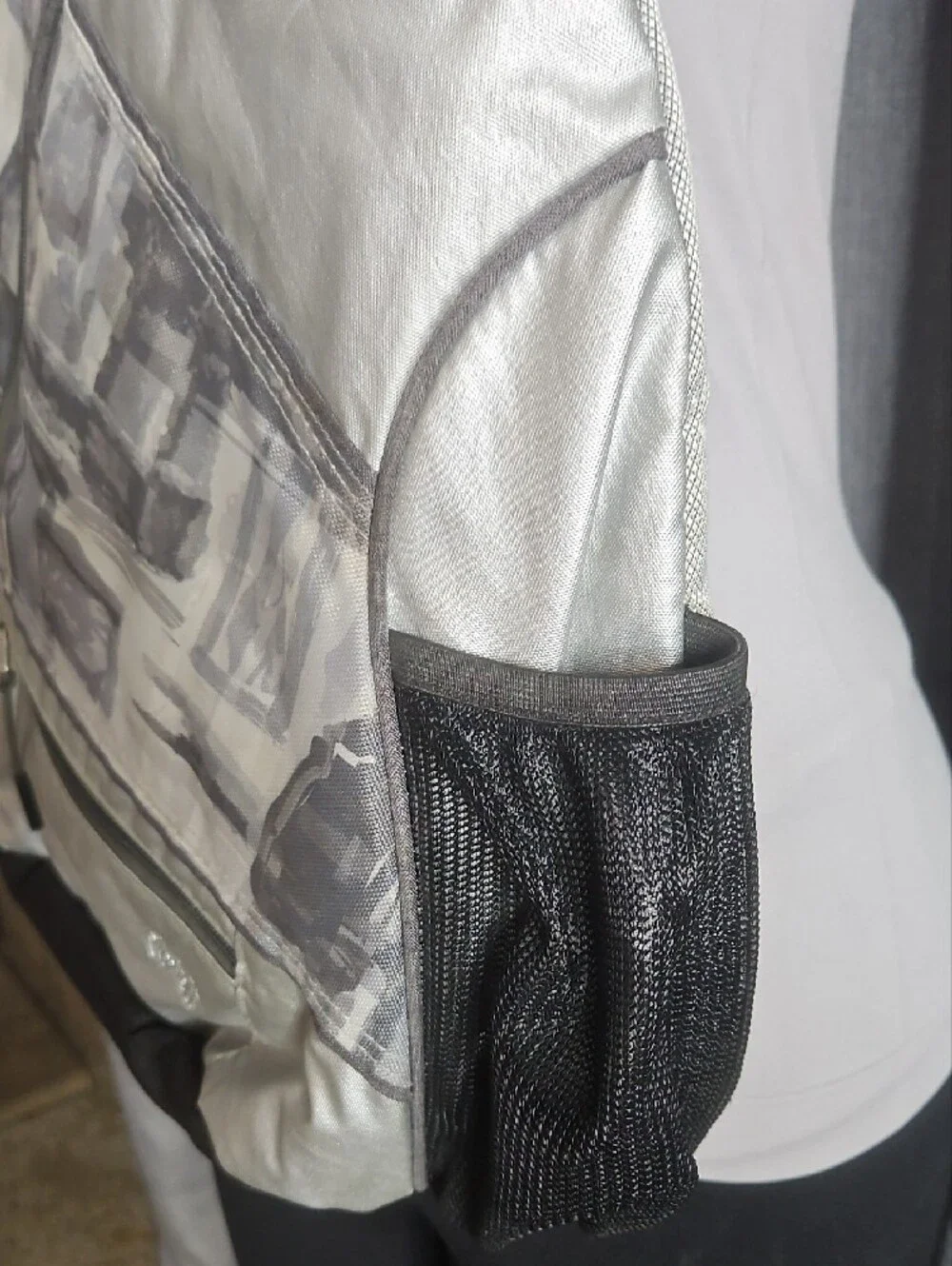 Gray Sling Backpack for Men - Lightweight Casual Carry